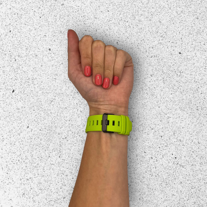 lime-green-garmin-forerunner-955-watch-straps-nz-silicone-watch-bands-aus