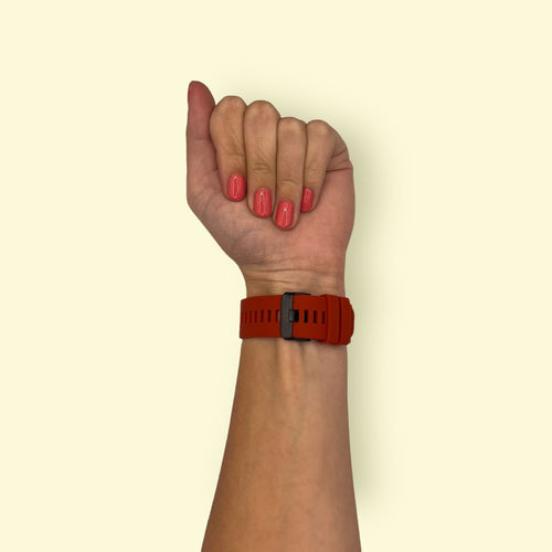 red-garmin-epix-(gen-2)-watch-straps-nz-silicone-watch-bands-aus