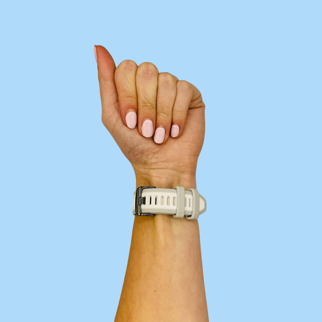 grey-white-ticwatch-e2-watch-straps-nz-dual-colour-silicone-watch-bands-aus-996632