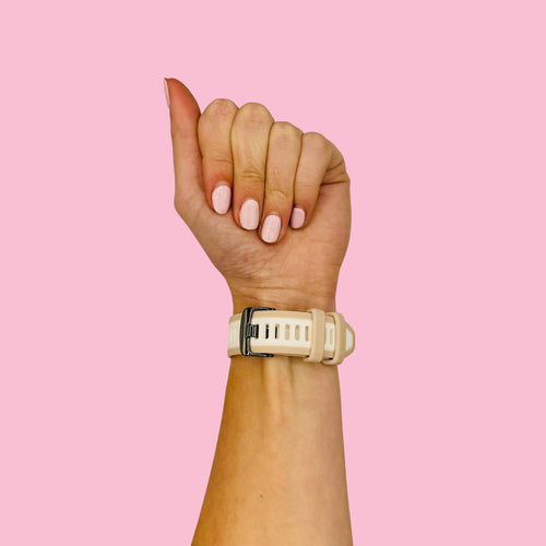 pink-white-samsung-galaxy-watch-5-(40-44mm)-watch-straps-nz-dual-colour-silicone-watch-bands-aus