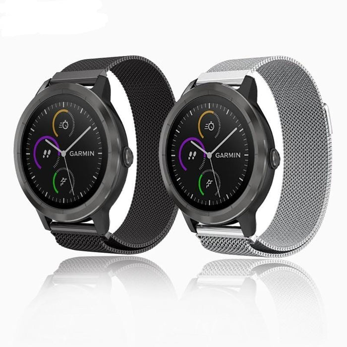 black-metal-garmin-active-s-watch-straps-nz-milanese-watch-bands-aus