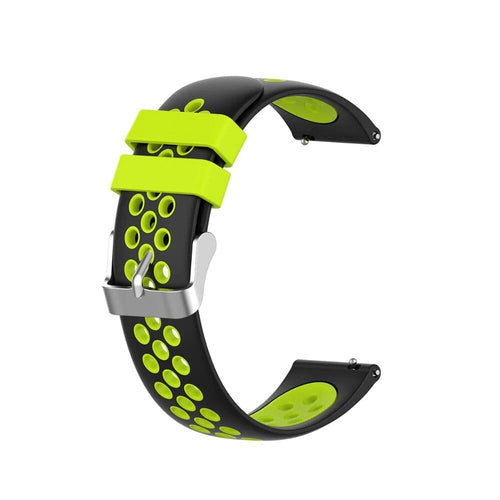 black-green-fitbit-versa-watch-straps-nz-silicone-sports-watch-bands-aus