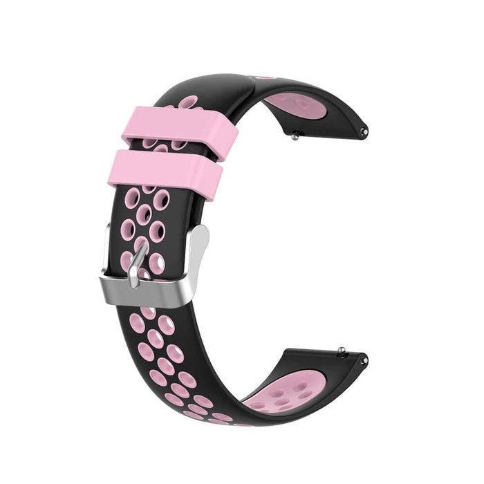 black-pink-polar-grit-x2-pro-watch-straps-nz-silicone-sports-watch-bands-aus