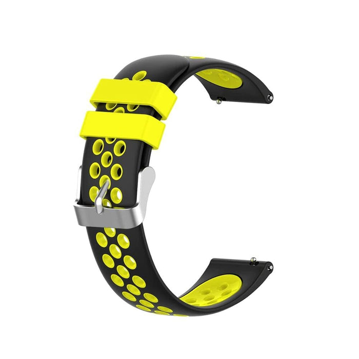black-yellow-suunto-race-watch-straps-nz-silicone-sports-watch-bands-aus