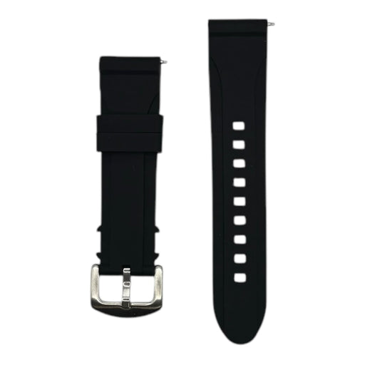 black-huawei-watch-gt2-pro-watch-straps-nz-heritage-elite-premium-silicone-watch-bands-aus