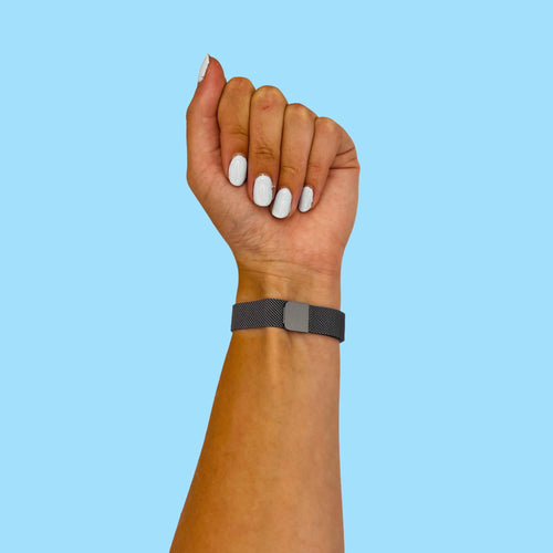 charcoal-metal-garmin-active-s-watch-straps-nz-milanese-watch-bands-aus