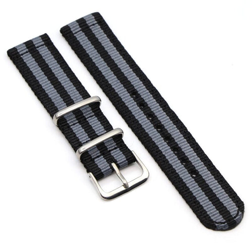 black-grey-garmin-forerunner-165-watch-straps-nz-nato-nylon-watch-bands-aus