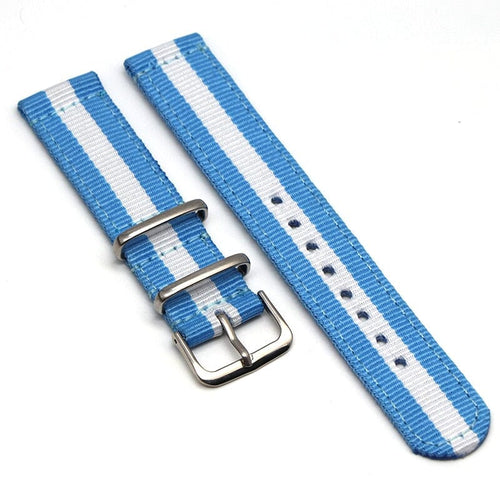 light-blue-white-xiaomi-amazfit-smart-watch,-smart-watch-2-watch-straps-nz-nato-nylon-watch-bands-aus