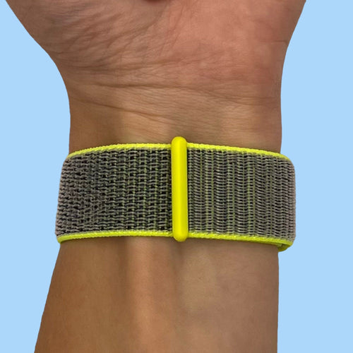 highlighter-green-garmin-quatix-5-watch-straps-nz-nylon-sports-loop-watch-bands-aus