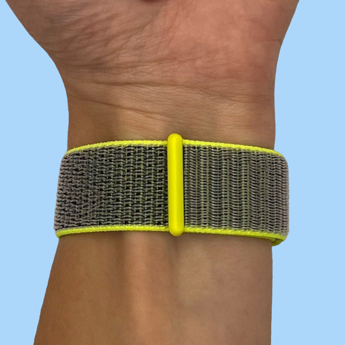 highlighter-green-garmin-quatix-5-watch-straps-nz-nylon-sports-loop-watch-bands-aus