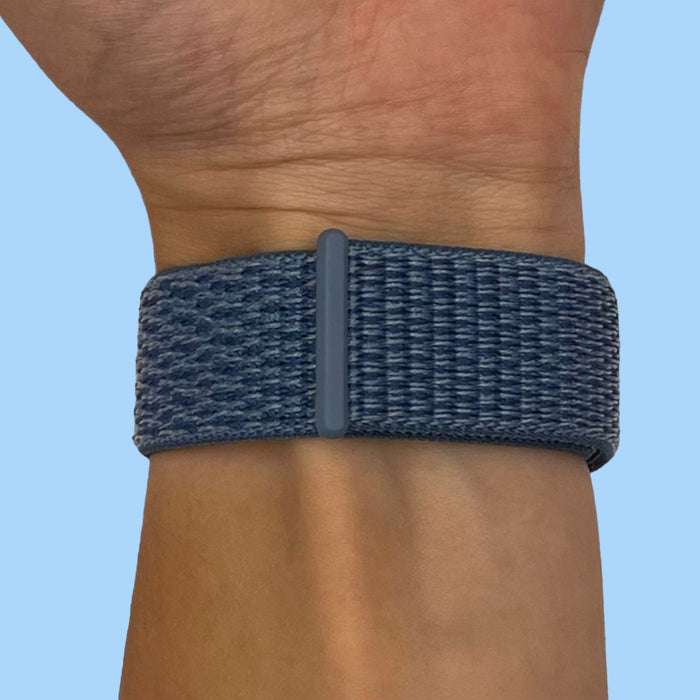 navy-blue-xiaomi-amazfit-smart-watch,-smart-watch-2-watch-straps-nz-nylon-sports-loop-watch-bands-aus