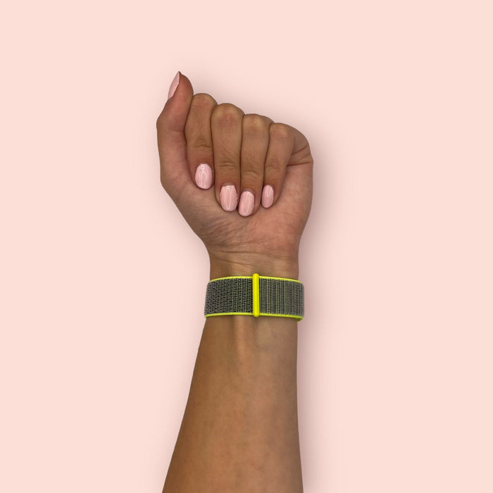 highlighter-green-garmin-quatix-7-watch-straps-nz-nylon-sports-loop-watch-bands-aus