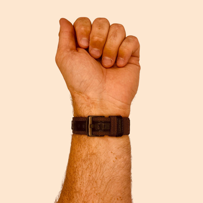 brown-garmin-forerunner-165-watch-straps-nz-nylon-and-leather-watch-bands-aus