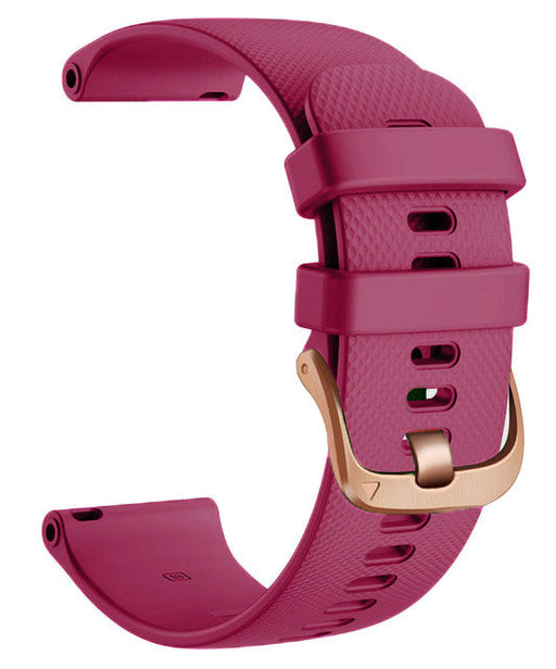 purple-rose-gold-buckle-ticwatch-e2-watch-straps-nz-silicone-rose-gold-buckle-watch-bands-aus