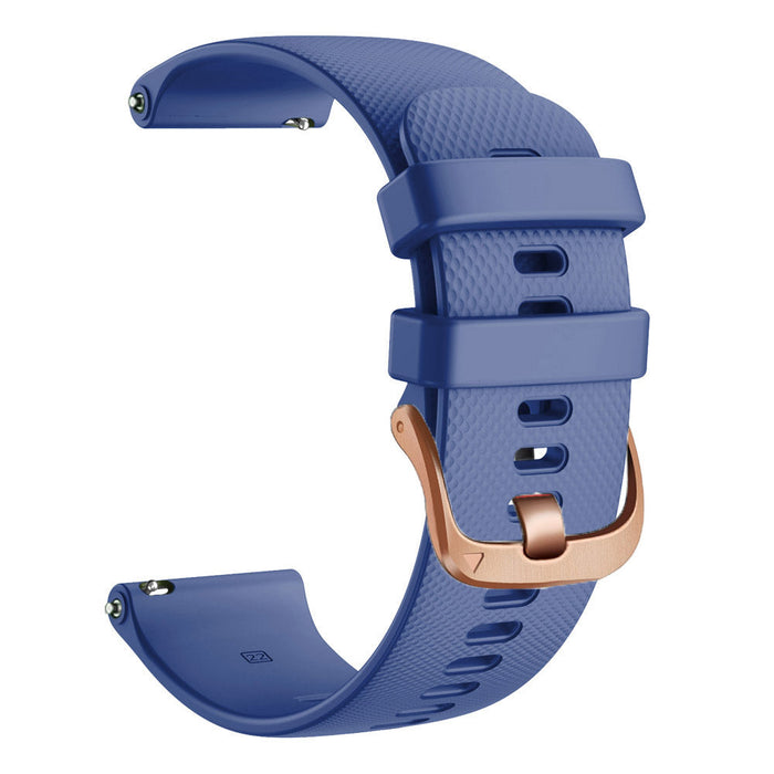 navy-blue-rose-gold-buckle-coros-vertix-2s-watch-straps-nz-pattern-silicone-watch-bands-aus