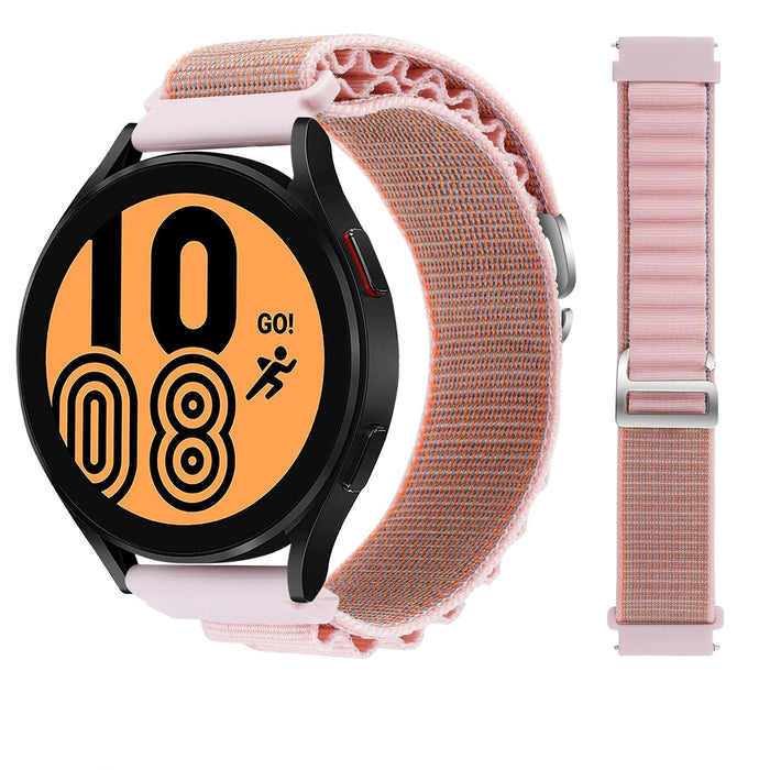 pink-xiaomi-amazfit-smart-watch,-smart-watch-2-watch-straps-nz-alpine-loop-watch-bands-aus