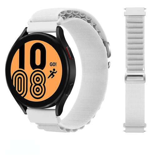 white-xiaomi-amazfit-smart-watch,-smart-watch-2-watch-straps-nz-alpine-loop-watch-bands-aus