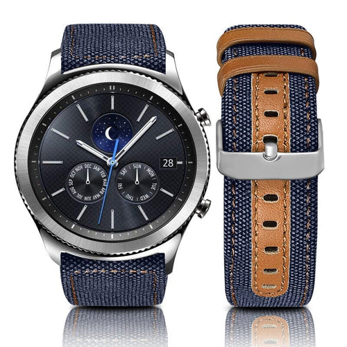 dark-blue-garmin-forerunner-165-watch-straps-nz-denim-watch-bands-aus
