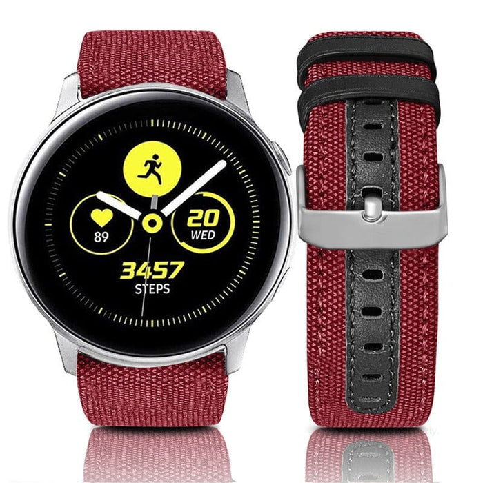 red-garmin-forerunner-165-watch-straps-nz-denim-watch-bands-aus