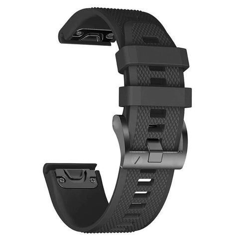 black-garmin-epix-(gen-2)-watch-straps-nz-silicone-watch-bands-aus