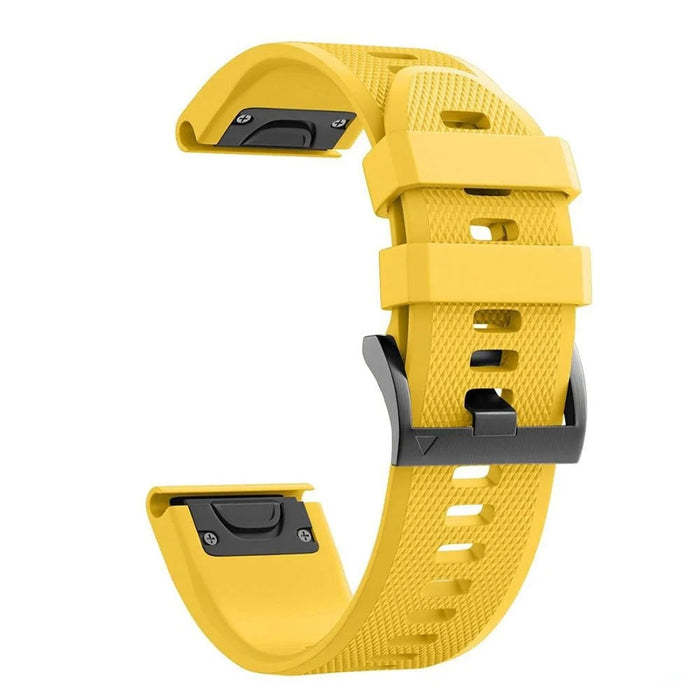 yellow-garmin-fenix-6s-watch-straps-nz-silicone-watch-bands-aus