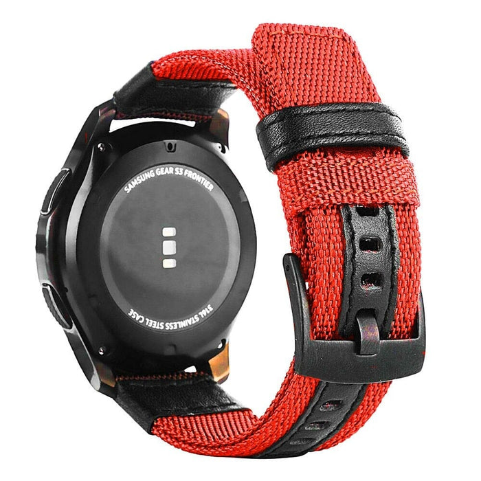 orange-garmin-vivoactive-3-watch-straps-nz-nylon-and-leather-watch-bands-aus