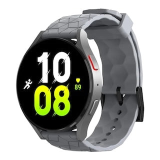 grey-hex-patternxiaomi-amazfit-gts-4-watch-straps-nz-silicone-football-pattern-watch-bands-aus