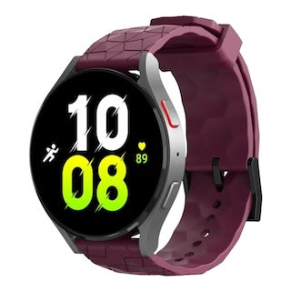 maroon-hex-patternoppo-watch-3-pro-watch-straps-nz-silicone-football-pattern-watch-bands-aus