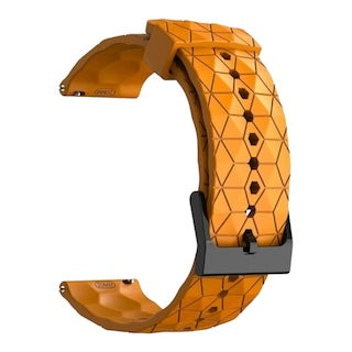 orange-hex-patterngarmin-approach-s42-watch-straps-nz-silicone-football-pattern-watch-bands-aus