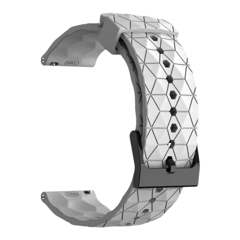 white-watch-straps-nz-silicone-football-pattern-watch-bands-aus