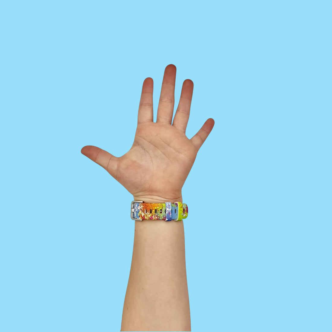 replacement-Silicone-Fitbit-Ace-3-watch-straps-paint-splat-117104
