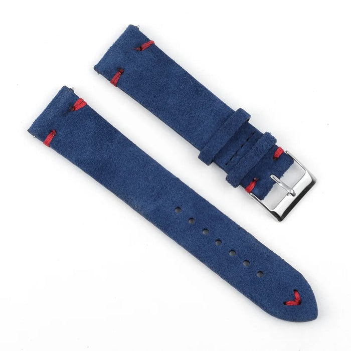 navy-blue-red-garmin-fenix-5-watch-straps-nz-suede-watch-bands-aus
