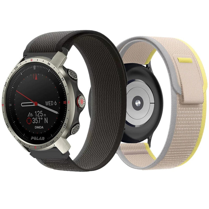 black-grey-orange-garmin-forerunner-165-watch-straps-nz-leather-band-keepers-watch-bands-aus