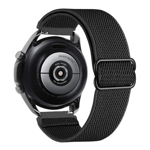 black-samsung-galaxy-watch-3-(45mm)-watch-straps-nz-braided-loop-flex-watch-bands-aus