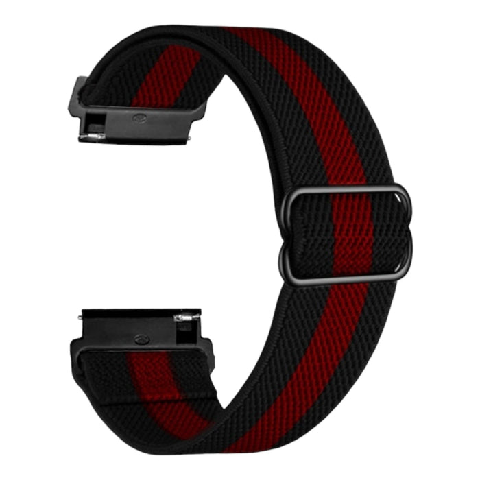 black-red-stripe-samsung-galaxy-watch-7-(40mm)-watch-straps-nz-braided-loop-flex-watch-bands-aus