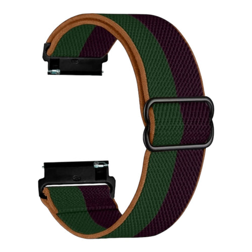 green-brown-orange-stripe-samsung-galaxy-watch-active-watch-straps-nz-braided-loop-flex-watch-bands-aus