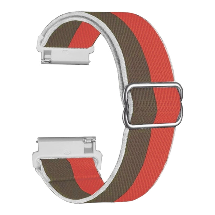 red-brown-white-stripe-huawei-watch-2-watch-straps-nz-braided-loop-flex-watch-bands-aus