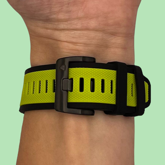 lime-green-garmin-fenix-6-watch-straps-nz-dual-colour-sports-watch-bands-aus