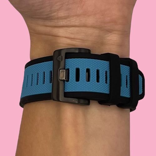 light-blue-garmin-instinct-2-watch-straps-nz-dual-colour-sports-watch-bands-aus