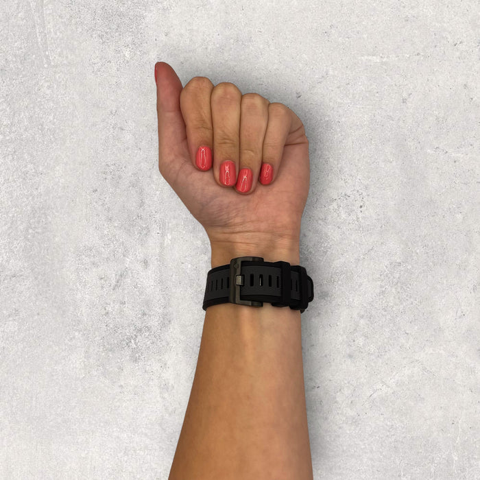dark-grey-garmin-forerunner-945-watch-straps-nz-dual-colour-sports-watch-bands-aus