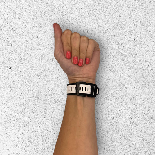 white-garmin-descent-g2-watch-straps-nz-dual-colour-sports-watch-bands-aus