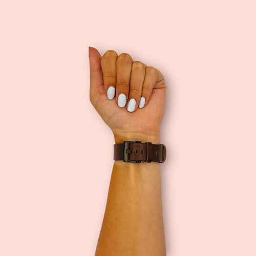 brown-black-buckle-samsung-galaxy-watch-ultra-watch-straps-nz-leather-watch-bands-aus