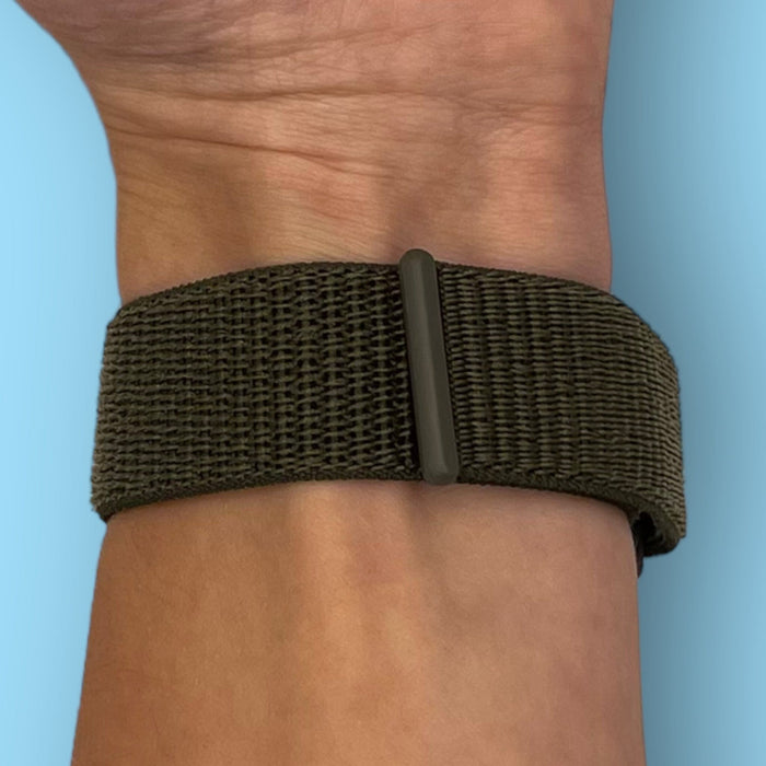 army-green-garmin-quatix-7-watch-straps-nz-nylon-sports-loop-watch-bands-aus