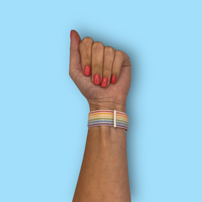 colourful-ticwatch-5-pro-watch-straps-nz-nylon-sports-loop-watch-bands-aus