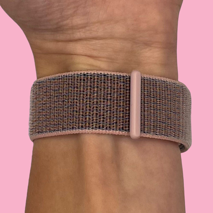 pink-sand-xiaomi-amazfit-smart-watch,-smart-watch-2-watch-straps-nz-nylon-sports-loop-watch-bands-aus