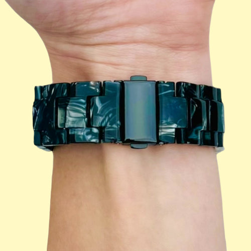 black-marble-samsung-galaxy-watch-5-pro-(45mm)-watch-straps-nz-resin-watch-bands-aus