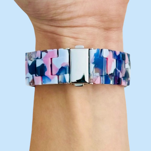 blue-floral-ryze-flex-smart-watch-watch-straps-nz-resin-watch-bands-aus