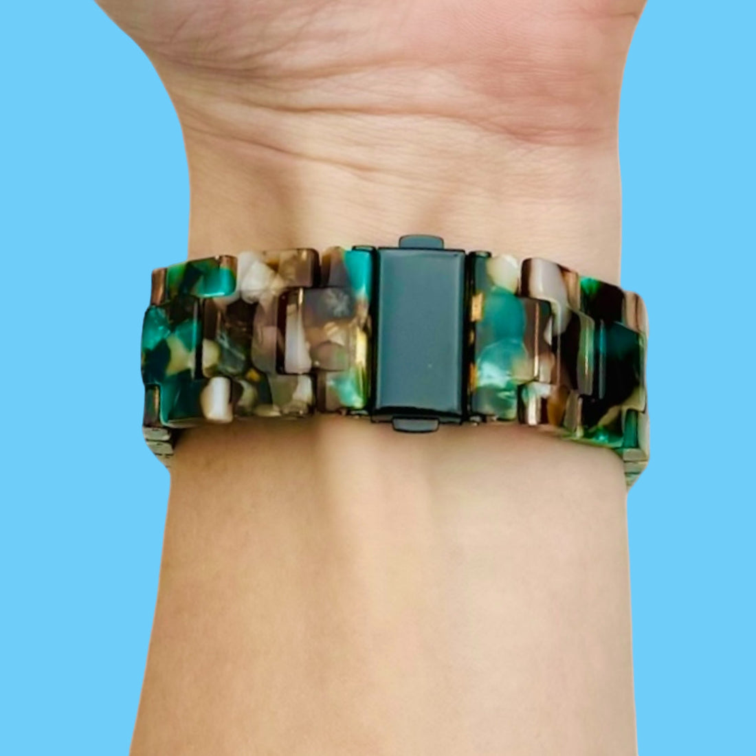 blue-flowers-garmin-venu-x1-watch-straps-nz-resin-watch-bands-aus-991205