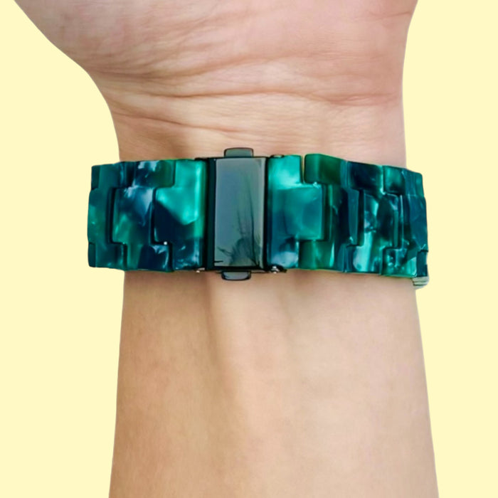 emerald-green-samsung-galaxy-watch-4-classic-(42mm-46mm)-watch-straps-nz-resin-watch-bands-aus