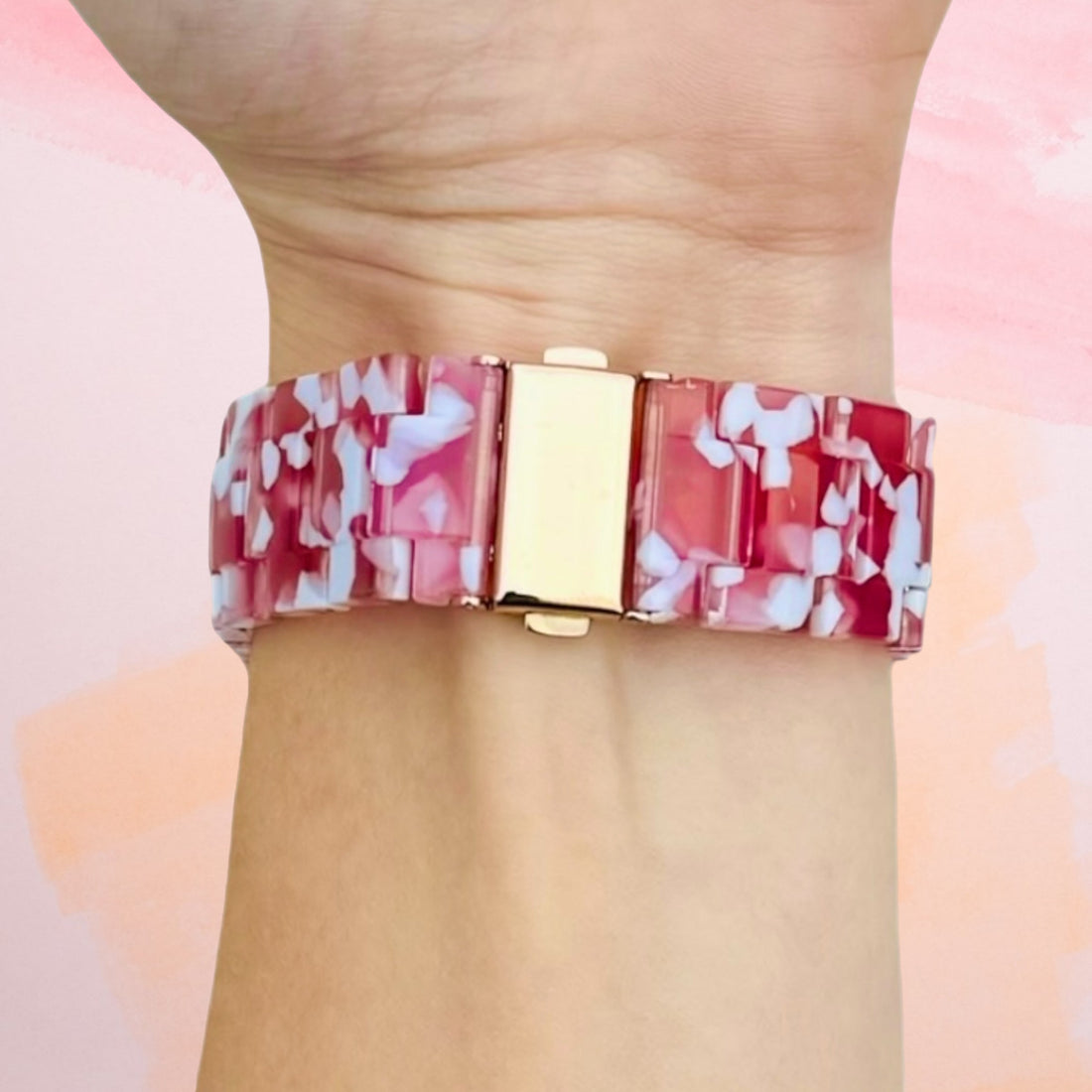peach-red-samsung-galaxy-watch-3-(41mm)-watch-straps-nz-resin-watch-bands-aus-991246